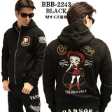 起毛 ボンディング F/Zパーカー THE BRAVEMAN×BETTY BOOP ブレイブマン ベティ・ブープ bbb-2243