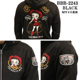 起毛 ボンディング F/Zパーカー THE BRAVEMAN×BETTY BOOP ブレイブマン ベティ・ブープ bbb-2243