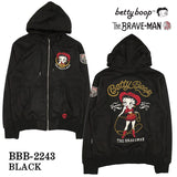 起毛 ボンディング F/Zパーカー THE BRAVEMAN×BETTY BOOP ブレイブマン ベティ・ブープ bbb-2243