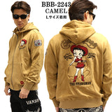 起毛 ボンディング F/Zパーカー THE BRAVEMAN×BETTY BOOP ブレイブマン ベティ・ブープ bbb-2243