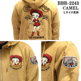 起毛 ボンディング F/Zパーカー THE BRAVEMAN×BETTY BOOP ブレイブマン ベティ・ブープ bbb-2243