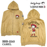 起毛 ボンディング F/Zパーカー THE BRAVEMAN×BETTY BOOP ブレイブマン ベティ・ブープ bbb-2243