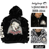 ファーZIPジャケット THE BRAVEMAN×BETTY BOOP アウター bbb-2244