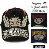 ツイルメッシュキャップ THE BRAVEMAN×BETTY BOOP ベティ・ブープ 帽子 bbb-2249