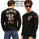 THE BRAVEMAN×BETTY BOOP ベティーブープ 天竺 長袖Tシャツ ロンTEE bbb-2303