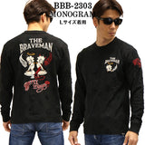 THE BRAVEMAN×BETTY BOOP ベティーブープ 天竺 長袖Tシャツ ロンTEE bbb-2303