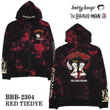 BETTY BOOP×THE BRAVEMAN ブレイブマン ベティ・ブープ 裏毛フルジップパーカー bbb-2304