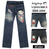 THE BRAVEMAN×BETTY BOOP ベティ・ブープ デニムパンツ bbb-2308