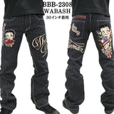 THE BRAVEMAN×BETTY BOOP ベティ・ブープ デニムパンツ bbb-2308