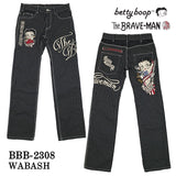 THE BRAVEMAN×BETTY BOOP ベティ・ブープ デニムパンツ bbb-2308