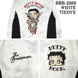 THE BRAVEMAN×BETTY BOOP ベティーブープ ベア天竺 長袖ワンピース bbb-2309