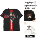 THE BRAVEMAN×BETTY BOOP ベティーブープ 天竺 半袖Tシャツ bbb-2312