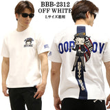 THE BRAVEMAN×BETTY BOOP ベティーブープ 天竺 半袖Tシャツ bbb-2312