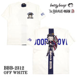 THE BRAVEMAN×BETTY BOOP ベティーブープ 天竺 半袖Tシャツ bbb-2312