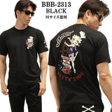 THE BRAVEMAN×BETTY BOOP ベティ・ブープ ベア天竺 半袖Tシャツ bbb-2313