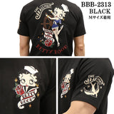 THE BRAVEMAN×BETTY BOOP ベティ・ブープ ベア天竺 半袖Tシャツ bbb-2313