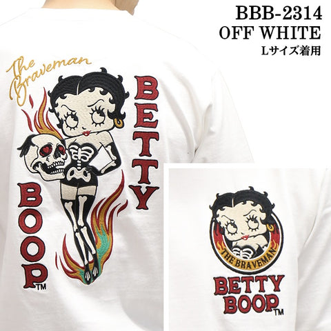 THE BRAVEMAN×BETTY BOOP ベティ・ブープ 半袖Tシャツ bbb-2314