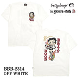 THE BRAVEMAN×BETTY BOOP ベティ・ブープ 半袖Tシャツ bbb-2314