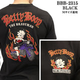 THE BRAVEMAN×BETTY BOOP ベティ・ブープ 天竺 半袖Tシャツ bbb-2315