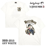 THE BRAVEMAN×BETTY BOOP ベティ・ブープ 天竺 半袖Tシャツ bbb-2315