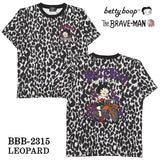 THE BRAVEMAN×BETTY BOOP ベティ・ブープ 天竺 半袖Tシャツ bbb-2315