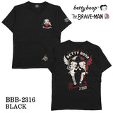 THE BRAVEMAN×BETTY BOOP ベティ・ブープ 半袖Tシャツ bbb-2316