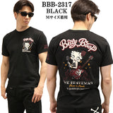 THE BRAVEMAN×BETTY BOOP ベティ・ブープ 天竺 半袖Tシャツ bbb-2317