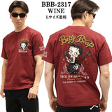 THE BRAVEMAN×BETTY BOOP ベティ・ブープ 天竺 半袖Tシャツ bbb-2317