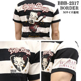 THE BRAVEMAN×BETTY BOOP ベティ・ブープ 天竺 半袖Tシャツ bbb-2317