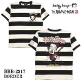 THE BRAVEMAN×BETTY BOOP ベティ・ブープ 天竺 半袖Tシャツ bbb-2317