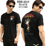 THE BRAVEMAN×BETTY BOOP ベティ・ブープ パイル生地 半袖Tシャツ bbb-2319