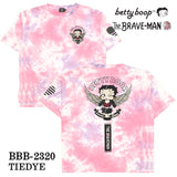 THE BRAVEMAN×BETTY BOOP ベティ・ブープ ベア天竺 オーバーサイズTシャツ bbb-2320