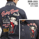 THE BRAVEMAN×BETTY BOOP ベティ・ブープ 天竺 半袖ポロシャツ bbb-2321