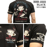 THE BRAVEMAN×BETTY BOOP ベティ・ブープ 半袖ポロシャツ bbb-2323