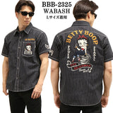 THE BRAVEMAN×BETTY BOOP ベティ・ブープ デニム半袖シャツ bbb-2325