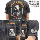 THE BRAVEMAN×BETTY BOOP ベティ・ブープ デニム半袖シャツ bbb-2325