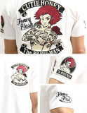 ベア天竺半袖Tシャツ THE BRAVEMAN×CUTIE HONEY chb-2004