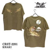 天竺半袖Tシャツ CROWS×WORST クローズ ワースト 武装戦線 crst-2201