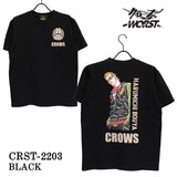 天竺半袖Tシャツ CROWS×WORST クローズ ワースト 武装戦線 crst-2203