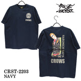 天竺半袖Tシャツ CROWS×WORST クローズ ワースト 武装戦線 crst-2203