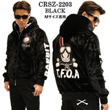 ファーZIPジャケット VANSON×CROWS×WORST バンソン デスラビット crsz-2203