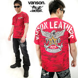 天竺半袖Tシャツ VANSON×CROWS×WORST crv-2009