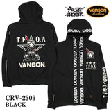 VANSON×CROWS×WORST バンソン 武装戦線 デスラビット 三層ストレッチパーカー crv-2303