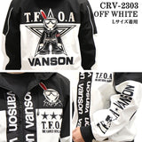 VANSON×CROWS×WORST バンソン 武装戦線 デスラビット 三層ストレッチパーカー crv-2303