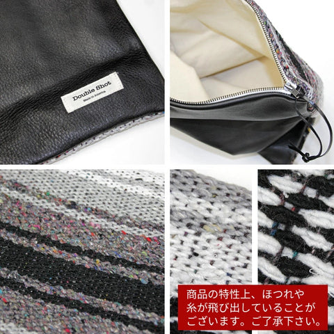 Double Shot ダブルショット クラッチバッグ LEATHERS LARGE HOLD CLUTCH ds0012-cl-mrbk