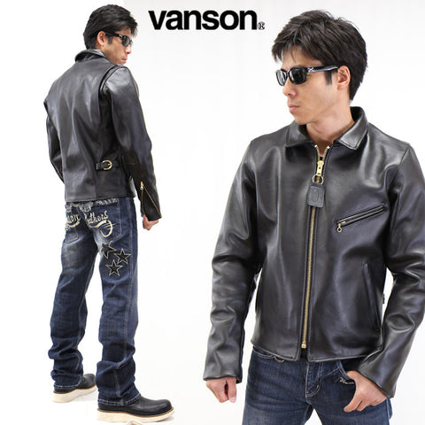 VANSON　レザージャケット　44サイズ…44