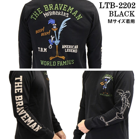 THE BRAVEMAN×LOONEY TUNES ルーニーチューンズ コラボ 天竺 長袖Tシャツ ロンTEE ltb-2202