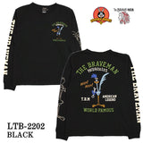 THE BRAVEMAN×LOONEY TUNES ルーニーチューンズ コラボ 天竺 長袖Tシャツ ロンTEE ltb-2202