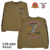 THE BRAVEMAN×LOONEY TUNES ルーニーチューンズ コラボ 天竺 長袖Tシャツ ロンTEE ltb-2202