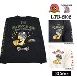 THE BRAVEMAN×LOONEY TUNES ルーニーチューンズ コラボ 天竺 長袖Tシャツ ロンTEE ltb-2302